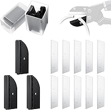 Feekoon 2-1/2" Replacement (10) Blades & (3) Anvils & (2) Storage Boxes, Cutting Tool Compatible with Craftsman Ronan Handi-Cut 301/330/37310/37300/37250