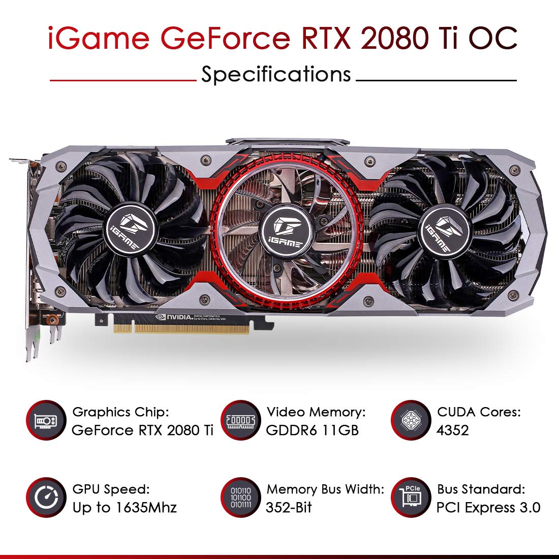Amazon.in: Buy Colorful iGame GeForce RTX 2080 Ti Advanced OC 11GB 