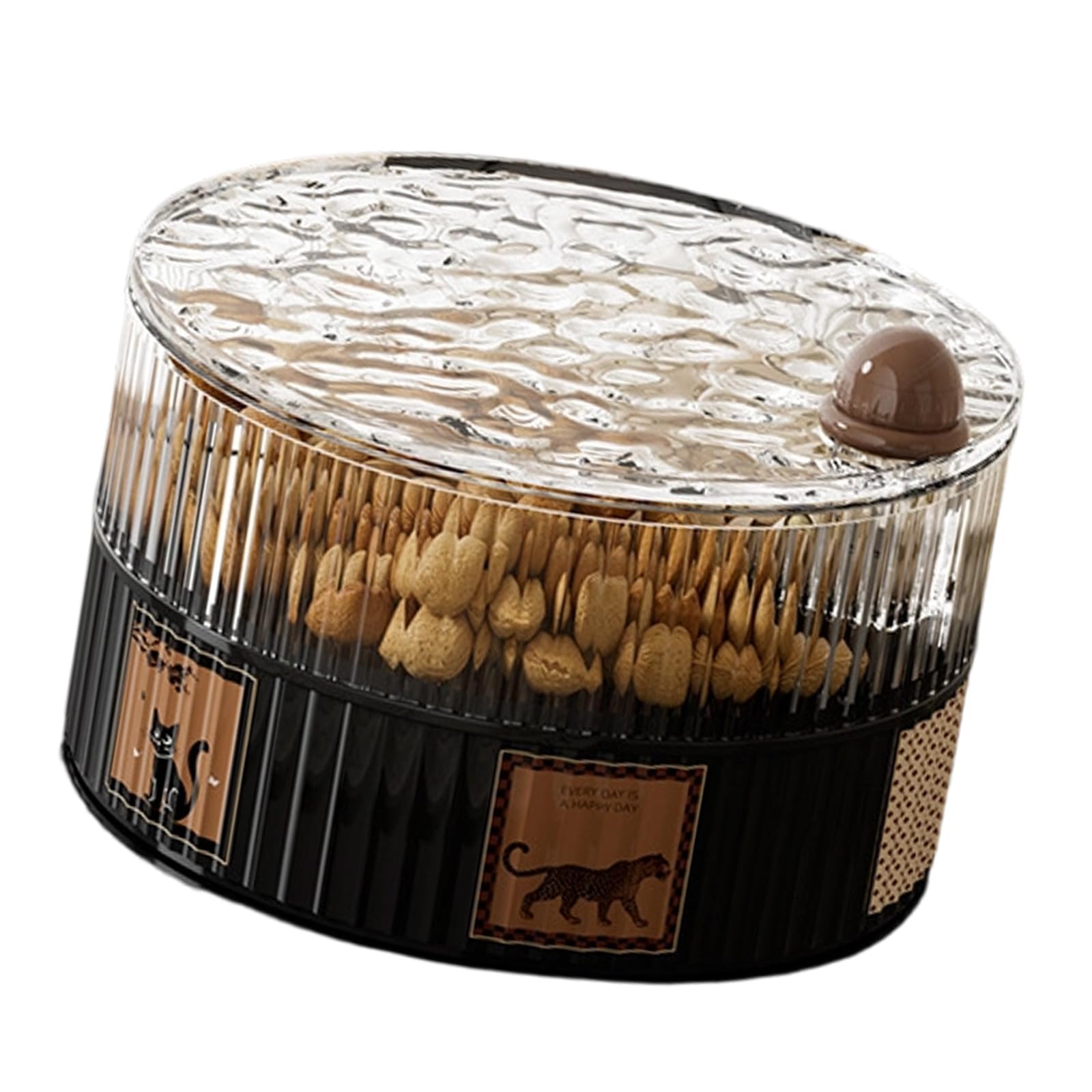 Kangnice Multilayer Snacks Storage Box with Removable Compartments for Fruits Nut and Dry Goods Clear View Home Organizers Box