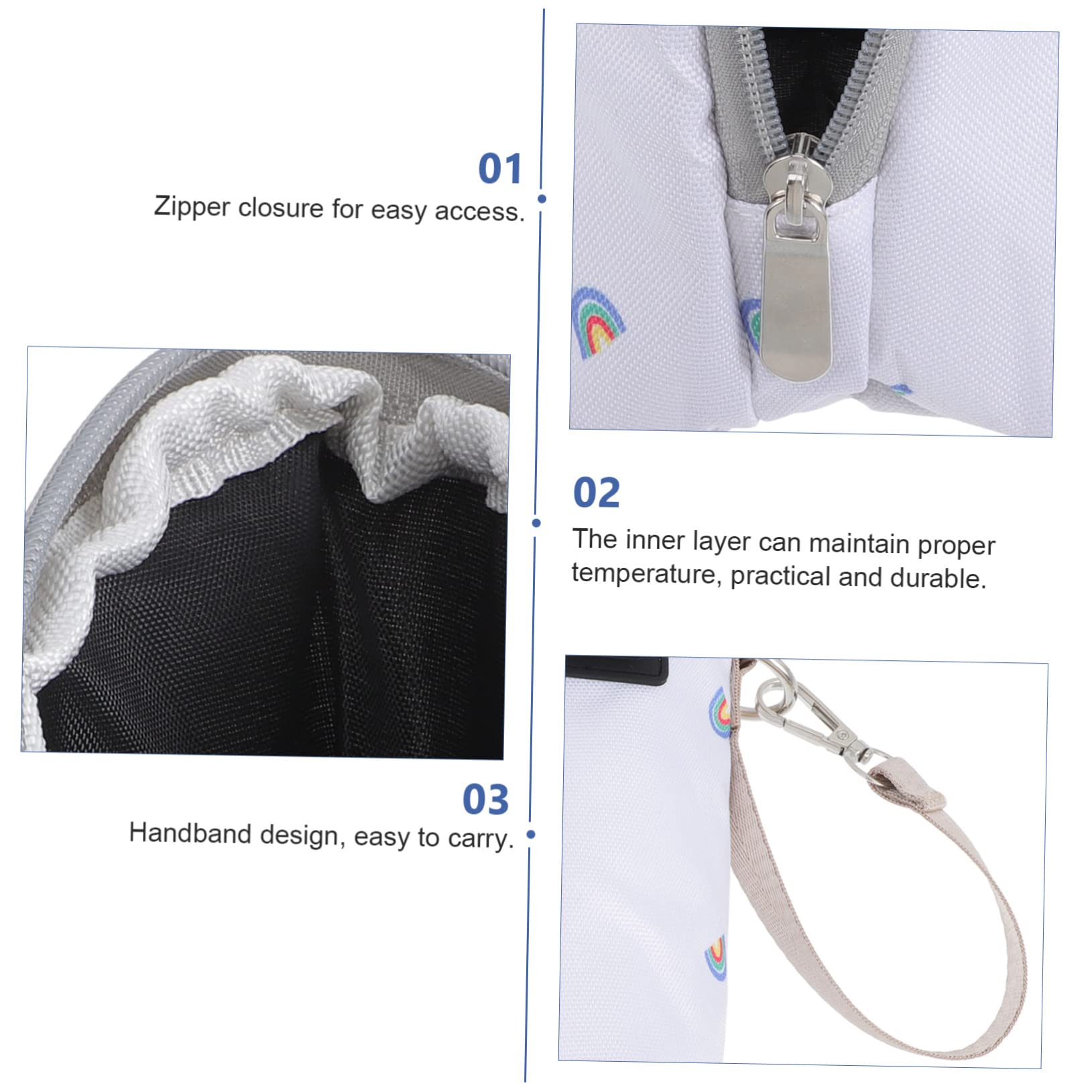 TOYANDONA 2piezas Calentador De Biberones Portátil Usb Bolsa Aislante Para Leche Materna Automático De Temperatura Para Viajes y Uso Coche
