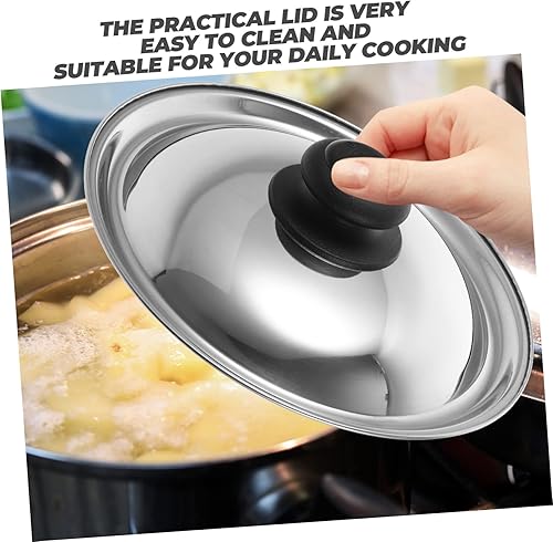 Miniatura 4 de DOITOOL Tapa de sartén de cúpula universal tapa de olla cubierta de metal para olla Wok vaporera acero inoxidable estilo aleatorio