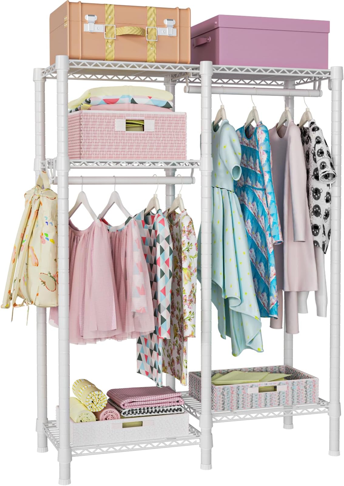 Amazon.com: Ulif F1 Garment Rack for Kids, Baby, Students, and Children ...