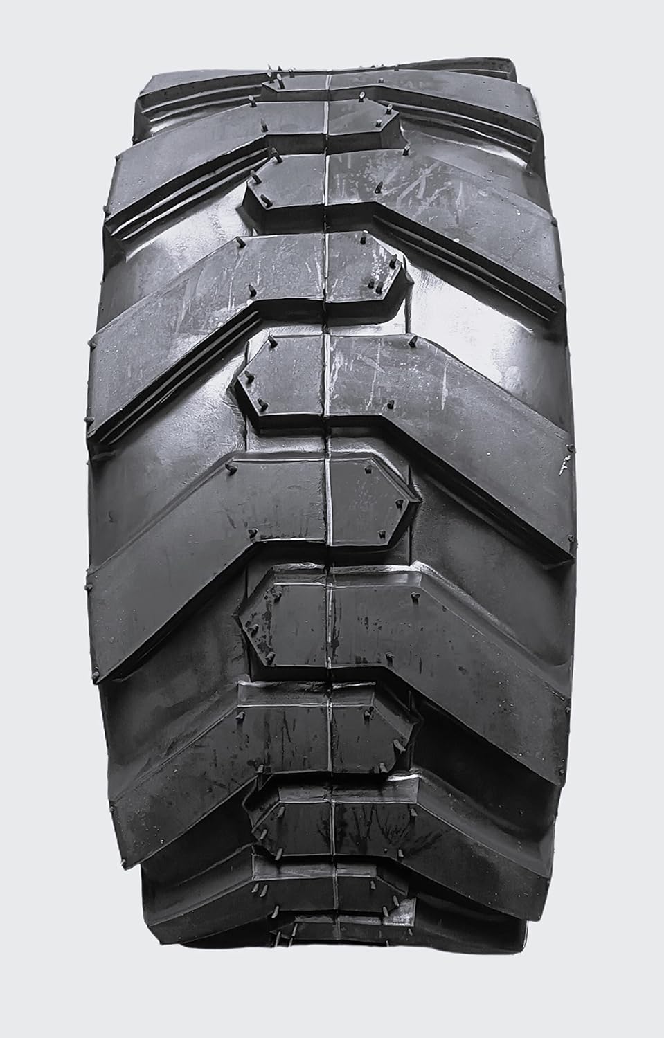 HORSESHOE 23x8.5-12 10Ply R-4 Super Heavy Duty E Load Skid Steer Tires w/Rim-Guard Wall 23x8.50-12 NHS 2385012 T168/SKS-5 L2/G2 (4)