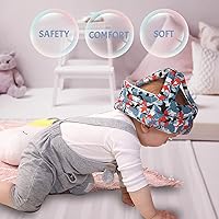 Vista 53 de Lindo casco de seguridad para bebé, protección para la cabeza del niño, ajustable, sombrero de parachoques para la cabeza, casco de parachoques