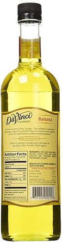 Miniatura 4 de DaVinci Gourmet Jarabe de plátano clásico, botella de vidrio de 25.4 fl oz