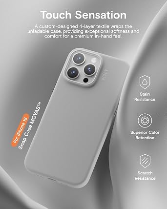 MOFT Phone Tripod Wallet and Snap Case MOVASTM for iPhone 16 Pro Max,MagSafe Wallet Tripod Stand, NFC-Supported Phone Wallet, Pocket-Size Selfie Stick, MOVAS Vegan Leather & Adjustable Angle