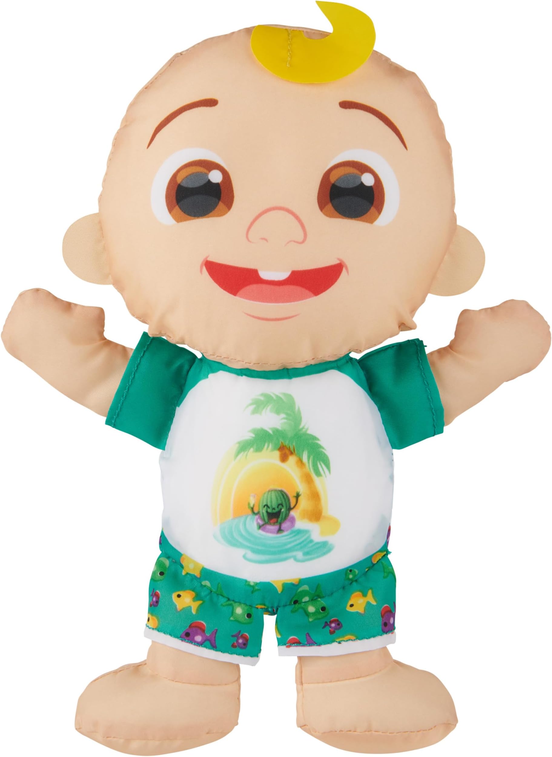 SwimWays Cocomelon JJ Swim Huggable, Kids Toys, Bath Toys & Beach Toys, Floating Water Stuffed Animal for Kids Aged 1 & Up