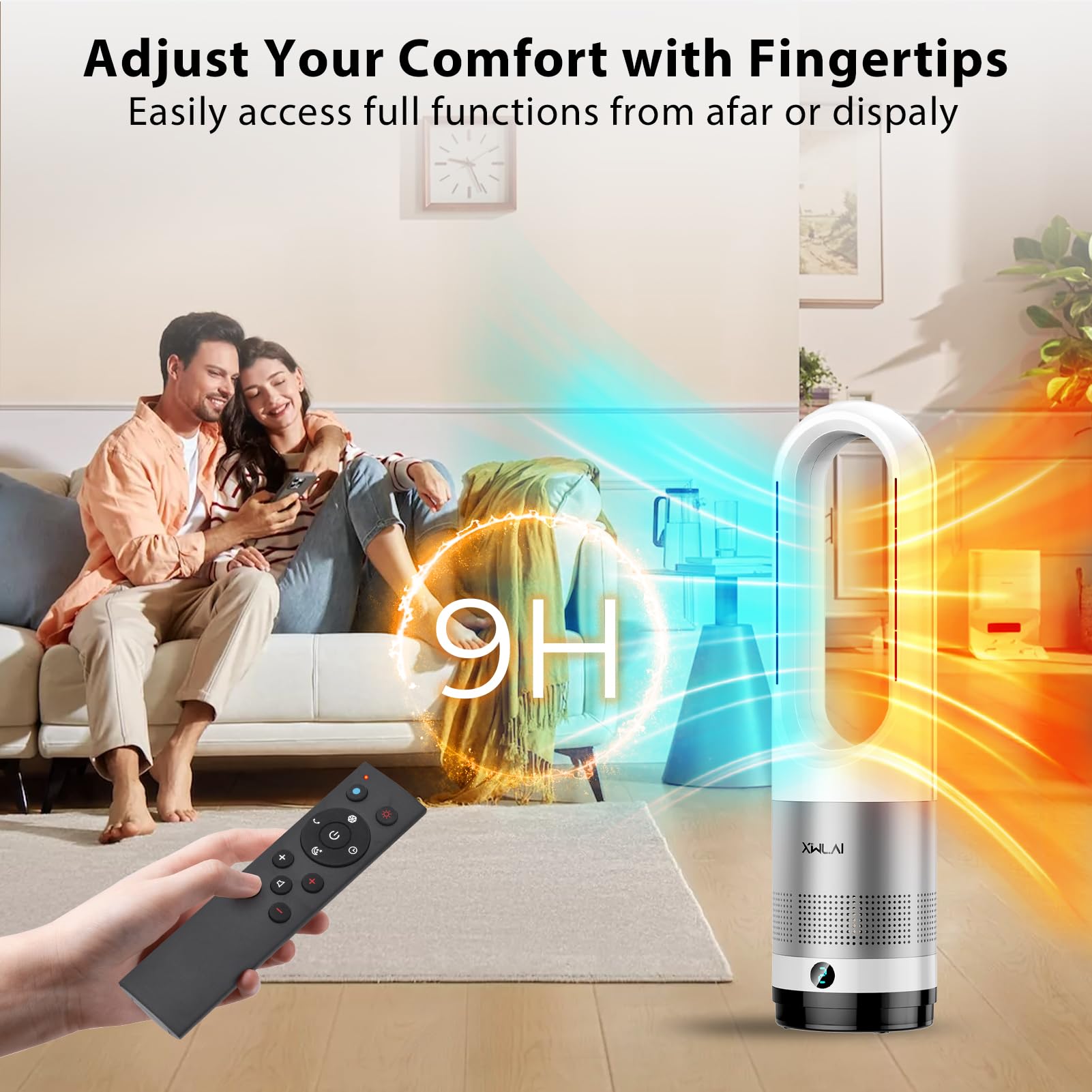 Amazon.com: Bladeless Heater and Fan Combo, 22 inch Tower Fan with