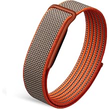 Nylon Band Compatible for Google Fitbit Air, Breathable Braided Sport Loop Replacement Strap with Stainless Steel Buckle, Soft Adjustable Woven Wristband for Women Men, Non-Original