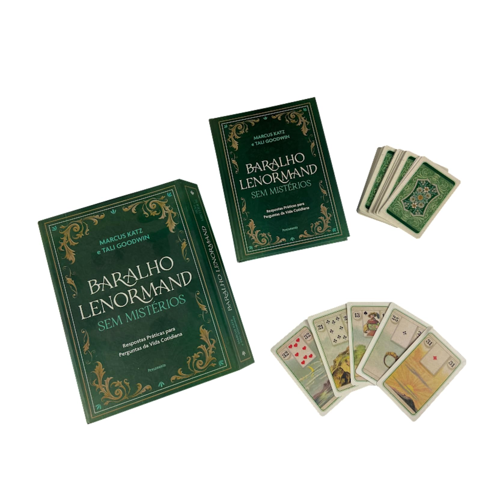 Baralho Lenormand Sem Mistérios: Caixa Com Livro E 36 Cartas