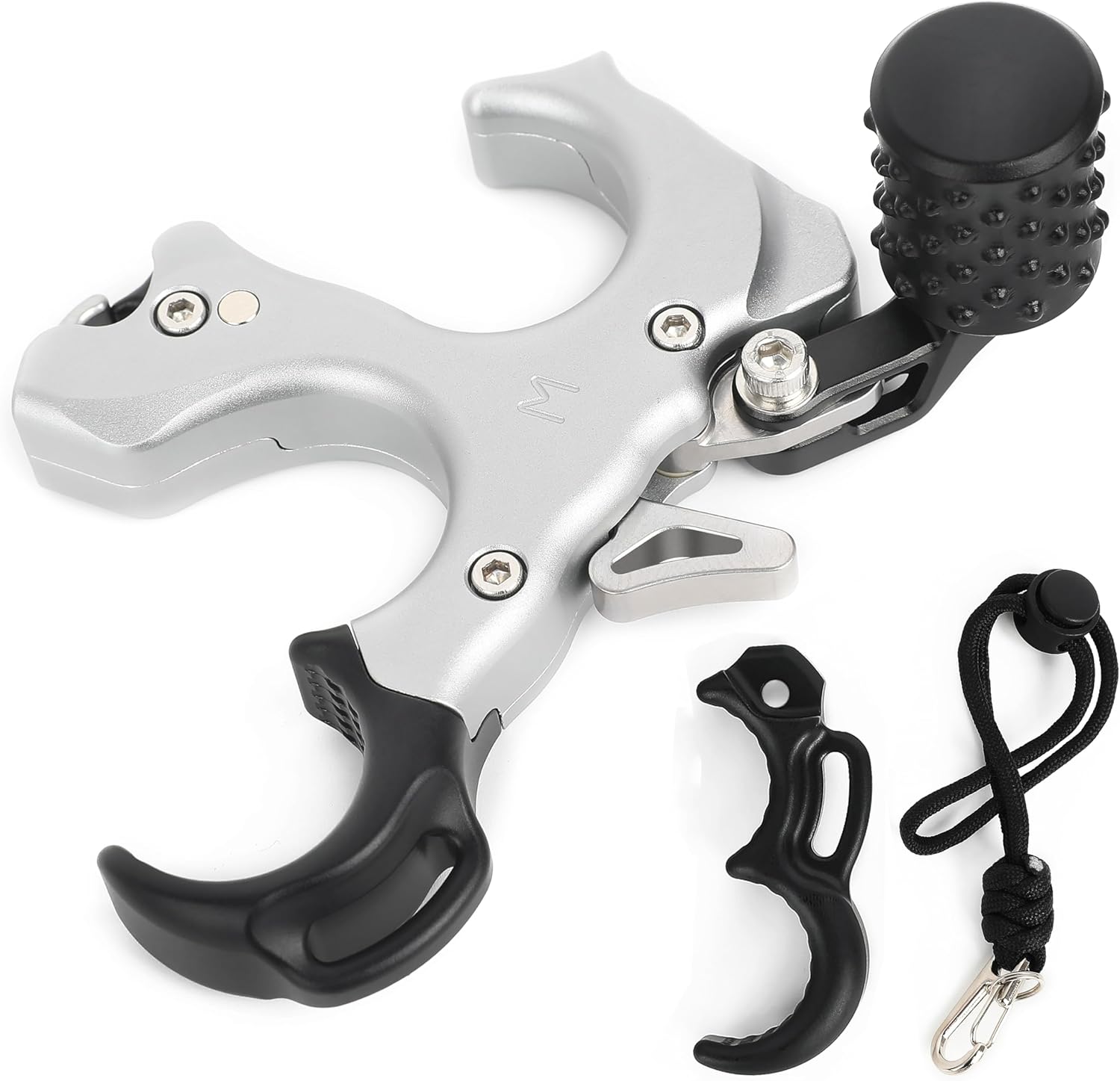 Compound Bow Releaser Aid Archery 3/4 Thumb Release Adjustable Module Wrist Straps Adjustment Tool for Left/Right Hand