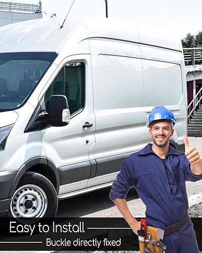 Miniatura 5 de Moldura de pilar exterior para el lado izquierdo del conductor, revestimiento para puerta de combustible para Ford Transit 150 250 350 2015 16 17 18