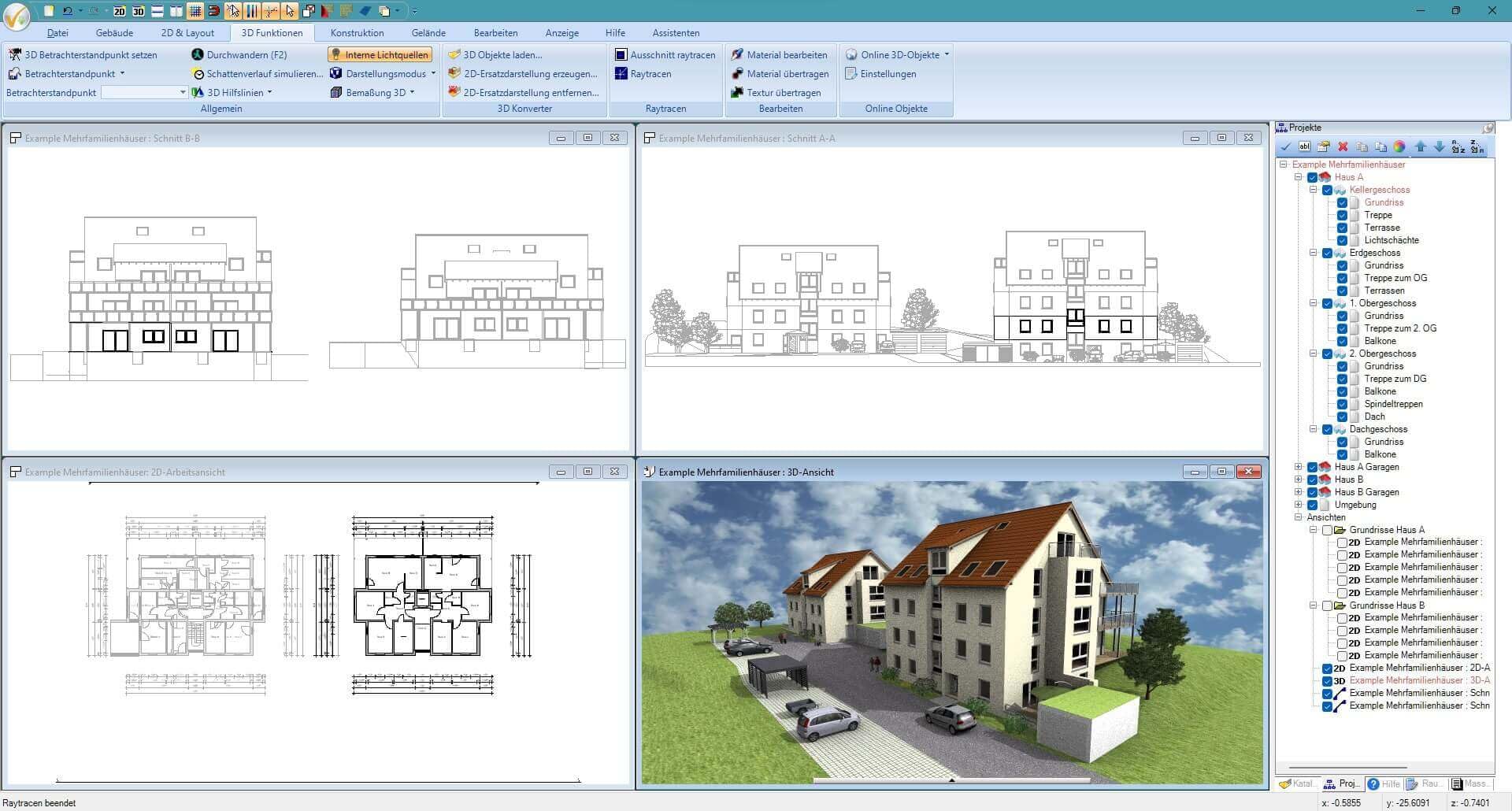 Ashampoo 3D CAD Professional 14 – Professionelle 2D/3D-CAD-Planung für Architektur, Konstruktion & Design mit realistischer Visualisierung | 1 Gerät | 1 Benutzer | PC Aktivierungscode per Product Key
