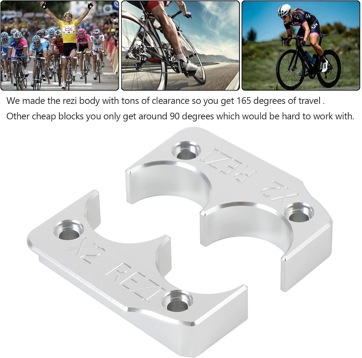 Areyourshop Body & Rezi Shock Clamp/Vise Block for 2021 Fox Float X2 ＃803-00-969/803-01-545 for Bikes Bicycle