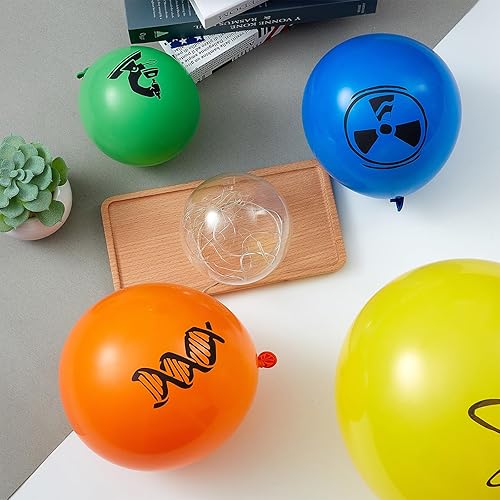 Miniatura 7 de 40 globos de ciencia para fiestas, globos de látex de ciencia, decoraciones de fiesta de cumpleaños para científicos, laboratorio, vacaciones,