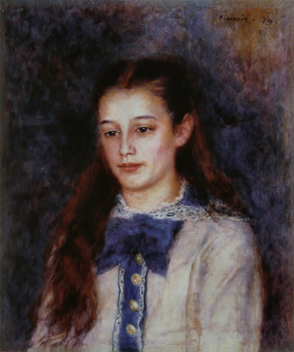 Toile Renoir Therese Berard grand format pour décoration salon