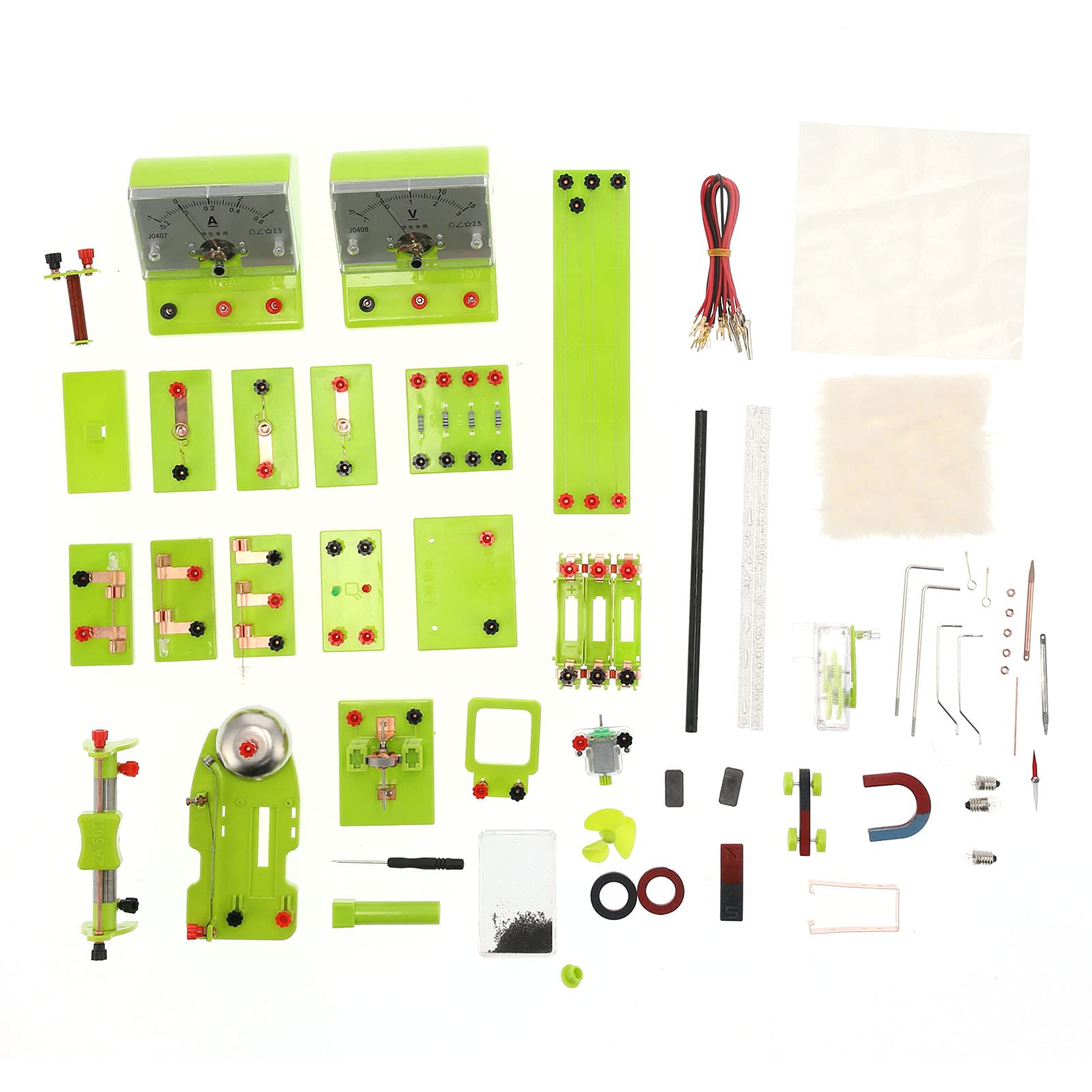 Kit d'expérimentation électromagnétique et circuits électriques de physique pour collège - 8