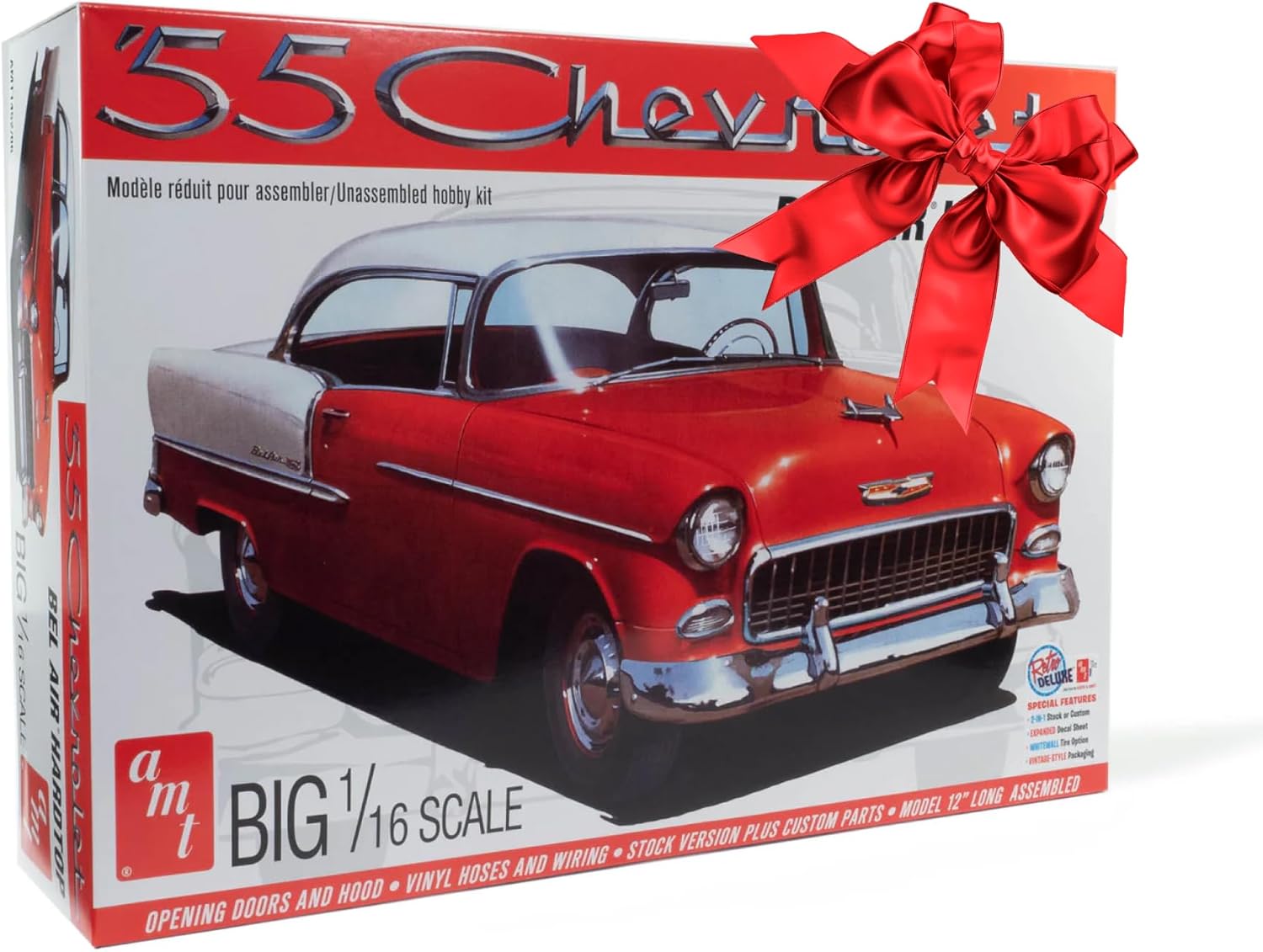 AMT 1955 Chevy Bel Air Hardtop 1:16 Scale Model Kit