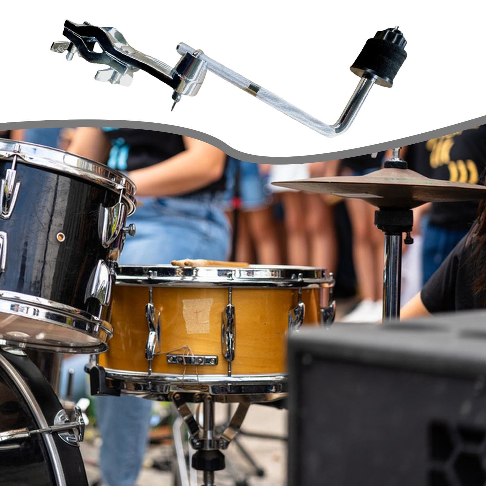 Support de cymbale, rallonge de batterie, accessoires pour instruments de percussion, matériel portable, pince de support de cymbale en métal robuste