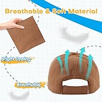 Vista 113 de Peecabe Gorra de béisbol para niños pequeños, unisex, de algodón, ajustable, para bebés, niños, gorra de béisbol para niñas de 1 a 5 años