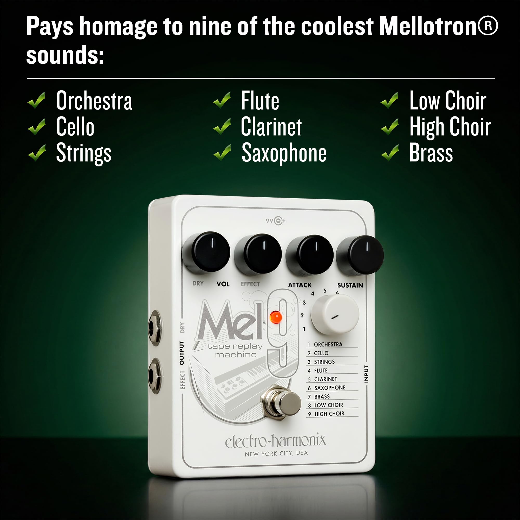 MEL9 - エフェクター・テープリプレイマシン electro-harmonix-mel-9-tape-