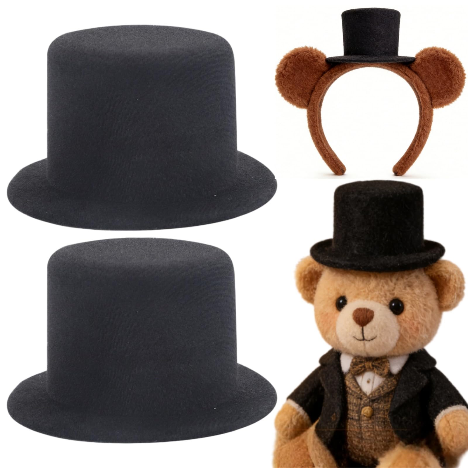 rosycraft_doll 一点物 創作ドール「エリナ」帽子付き ハンドメイド Amazon.com: jojofuny 2Pcs Mini Top Hats for Dolls DIY Craft