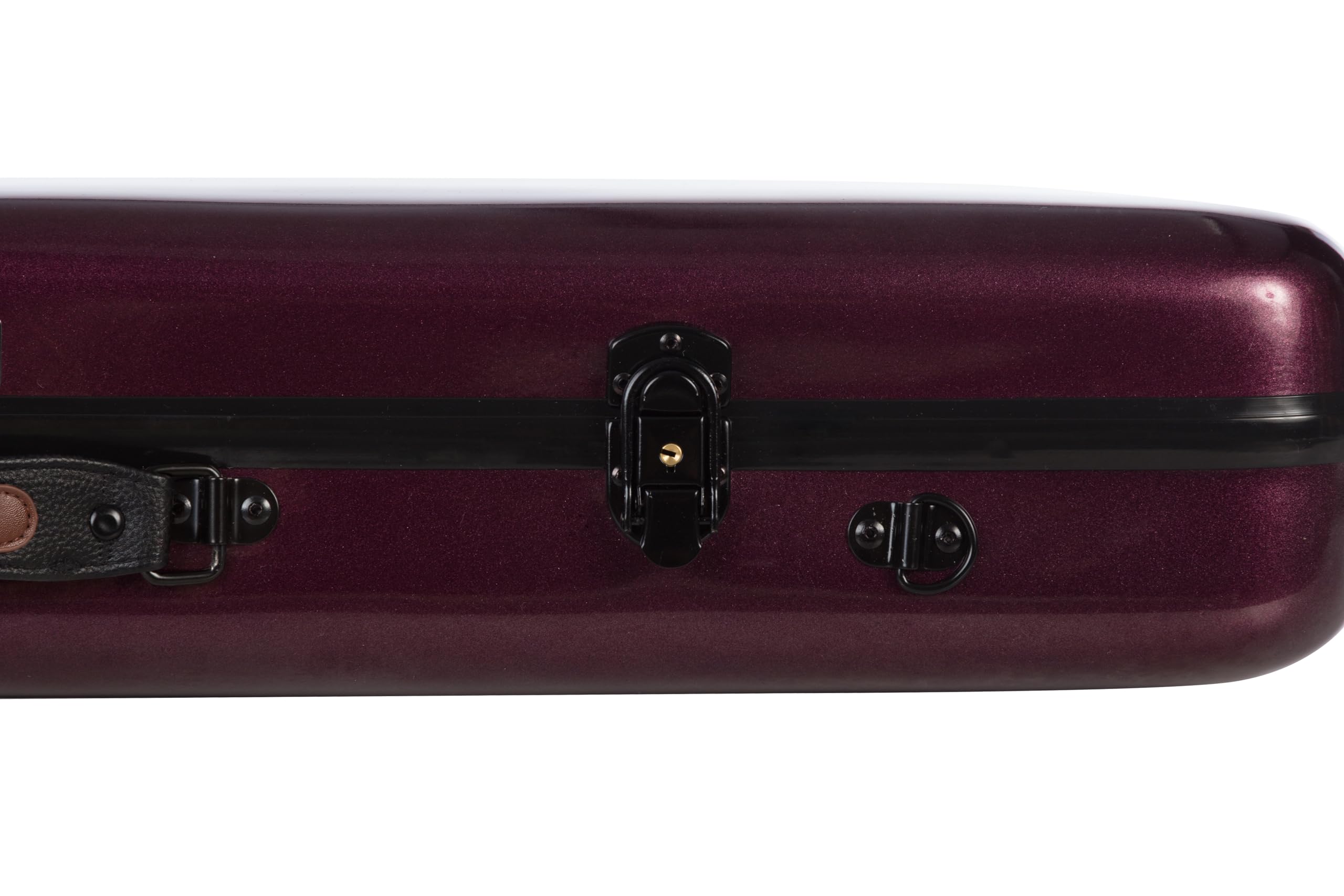 Custodia per Viola Fiberglass 38-43 Oblong borgogna lucido M-case + borsa musicale