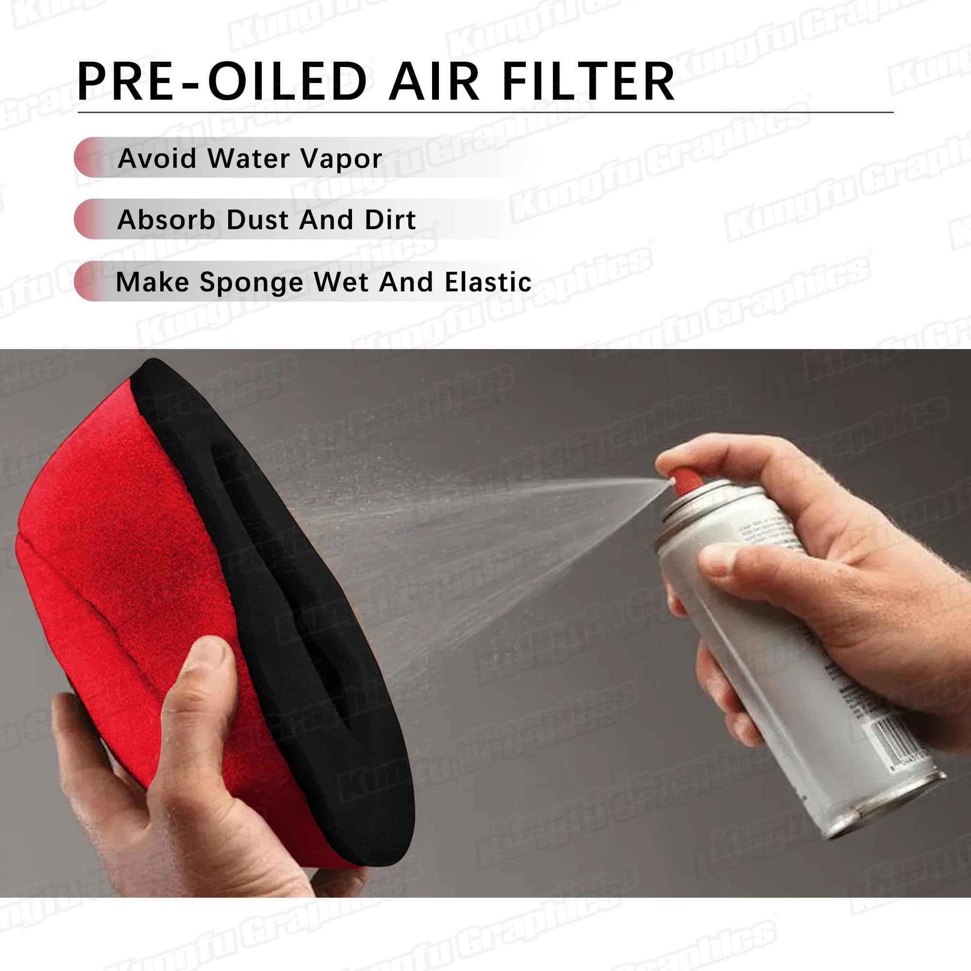 3er Pack Luftfilter Für Honda CRF250R 2010-2013 & CRF450R 2009-2012 – Perfekt Passend Von Road Passion