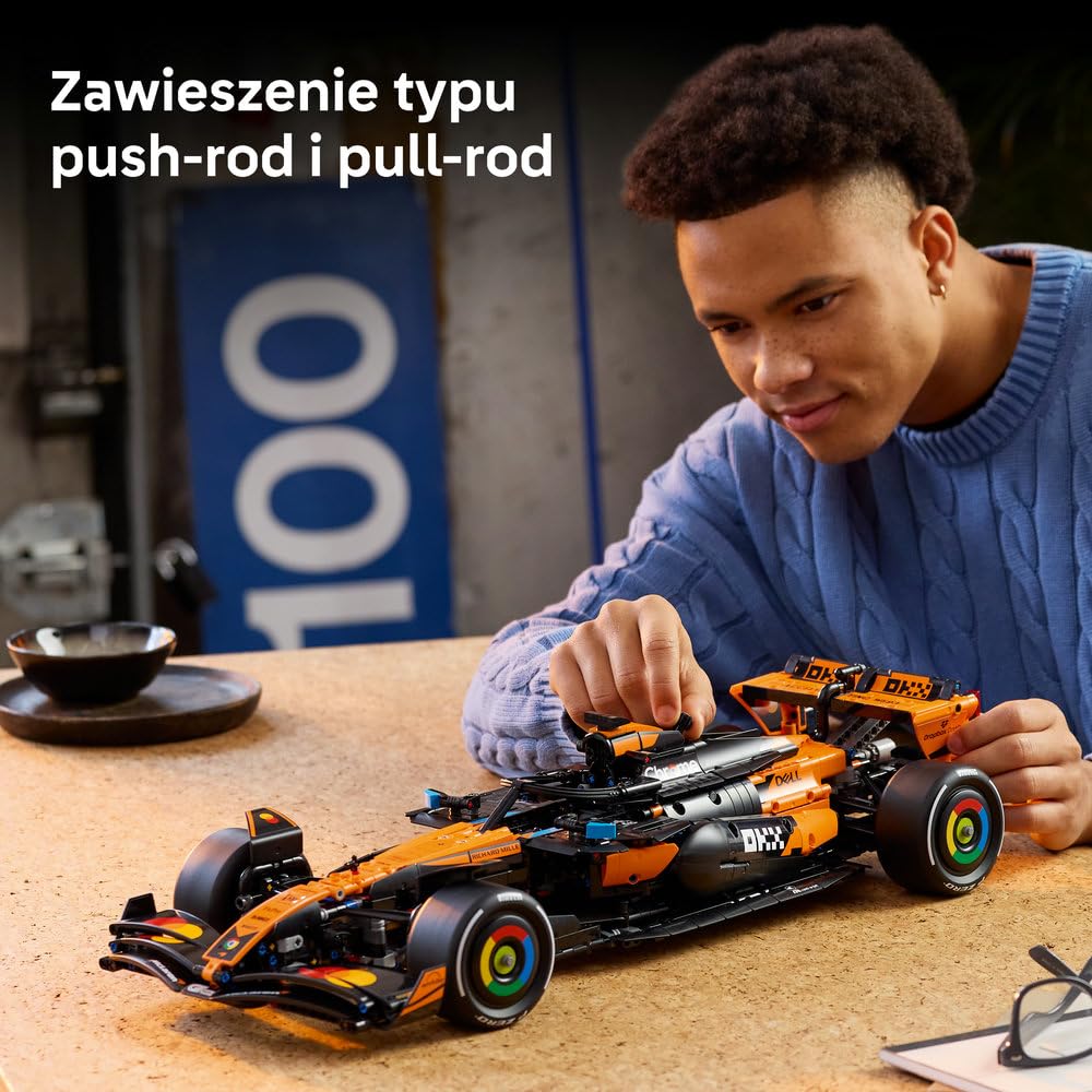 LEGO Technic Bolid McLaren MCL39 F1 42228 | Model wyścigowy F1, klocki konstrukcyjne Technic dla dorosłych, prezent dla fana motoryzacji, 1675 elementów