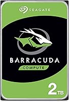 Seagate BarraCuda 2TB HDD 3.5" SATA 6Gb/s 7200 RPM 256MB Cache - Reliable Storage for Gaming & Editing PCs