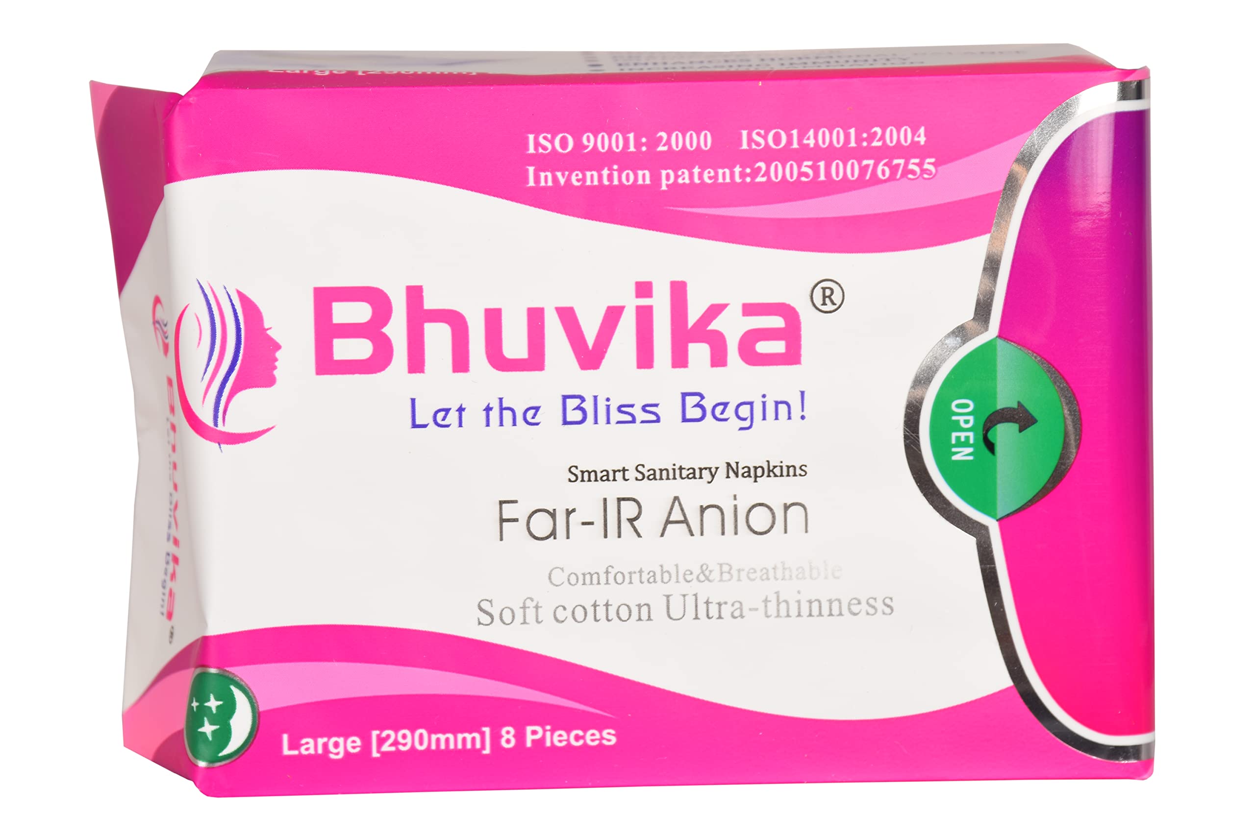 Bhuvika; Let the Bliss Begin!® Smart Sanitary Napkins | Nos: 8 Pieces/Pack | (Size: L, Large (290MM), 4 Pack) (B09PRBBMC4) Amazon Price History, Amazon Price Tracker