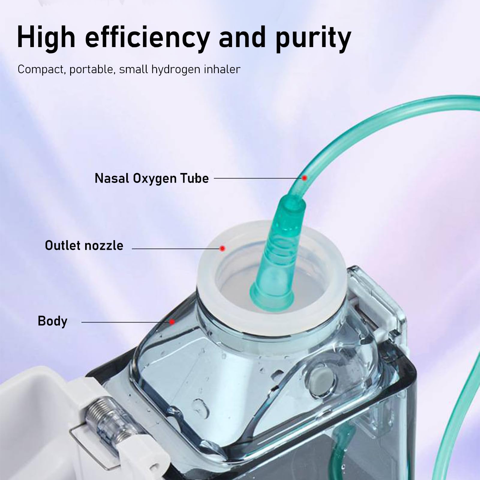 Máquina en Hidrógeno del Agua, Botella de Agua de Hidrógeno 300ML 1500-3000ppb para el Viaje
