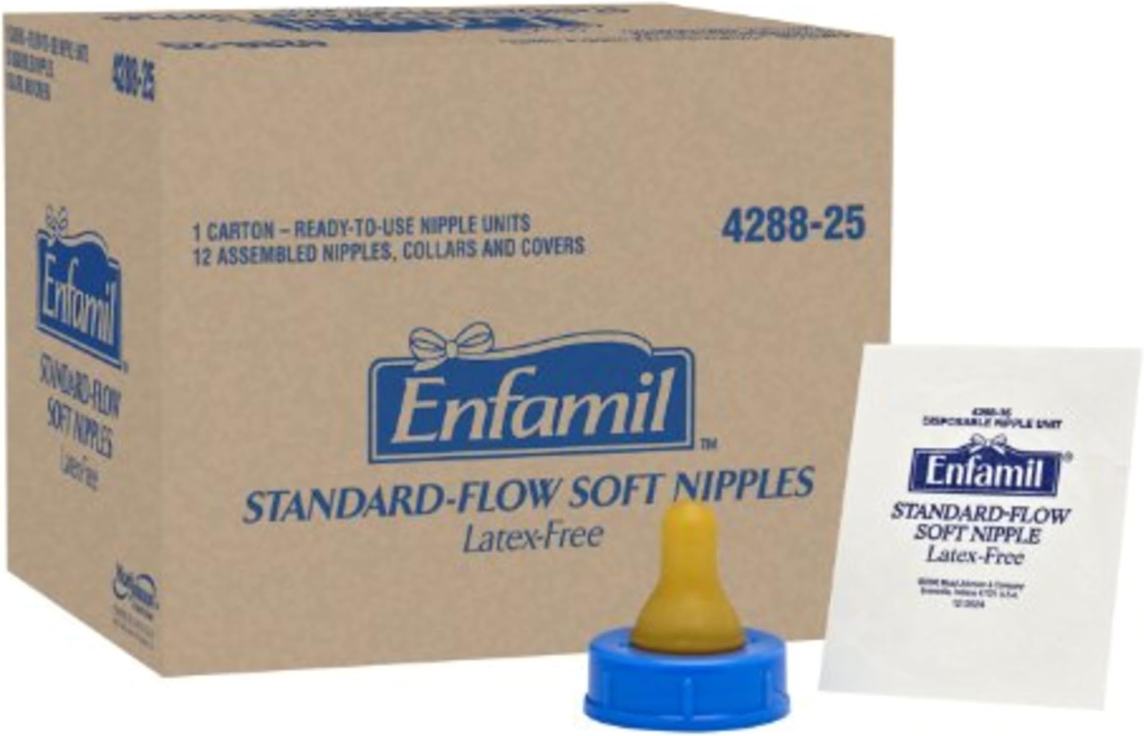 Standard Flow Soft Nipple, 12 Count