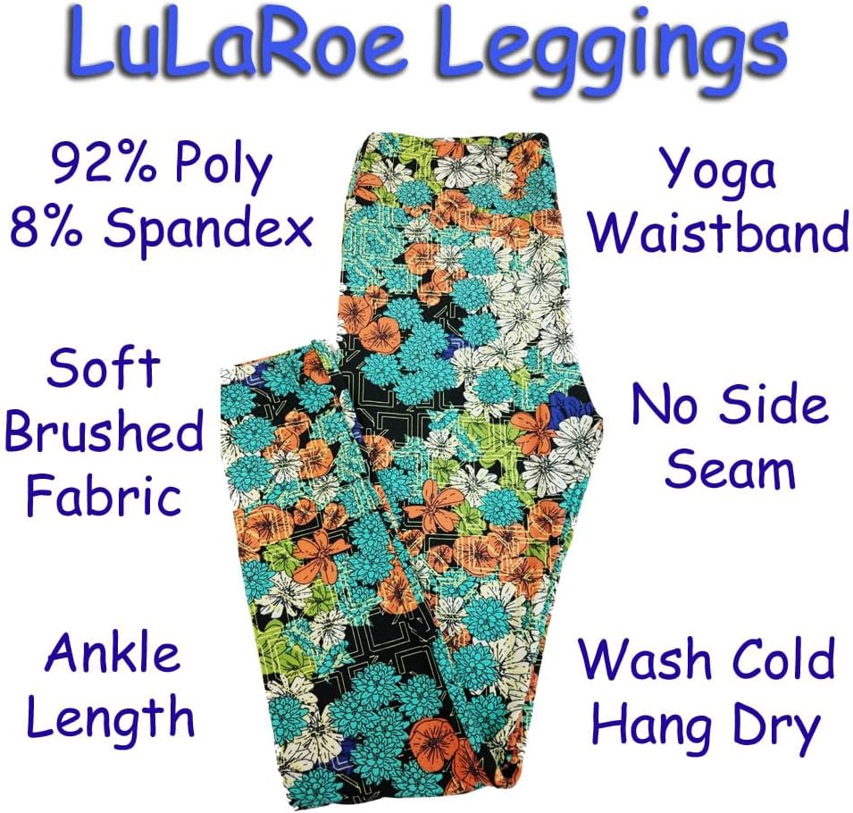 Lularoe One Size (OS) Halloween Partying Skeletons Waving Polka Dot Stars Black White Buttery Soft Leggings 4433-A20 879213 fits Adult Sizes 2-10