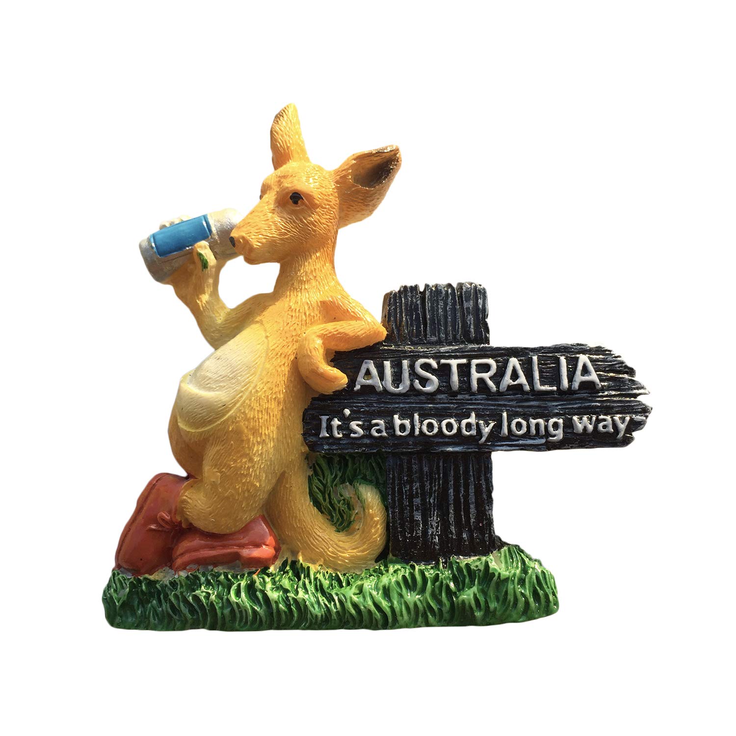 Wedare Magnet Souvenir Australia 3D Kangaroo Refrigerator Resin Travel Souvenirs,Handmade Home & Kitchen Decoration Australia Fridge Collection Gift