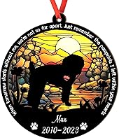 Vista 71 de Adorno personalizado para atrapasoles Bichon Frise, Bichon Frise Sun Catcher Adorno de Navidad – Regalo para perro amante, Bichon Frise 3D 2 capas