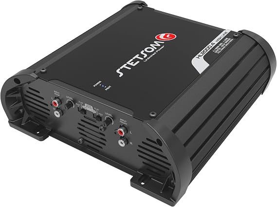 Stetsom HL 2000.4 1 Ohm Multichannel Car Audio Amplifier, HL2000.4 2K Watts RMS, 4 Channel, 1 Stable Full Range HD Sound Quality Car Stereo MD Crossover HPF LPF Bass Boost Front Rear Bridge Speakers