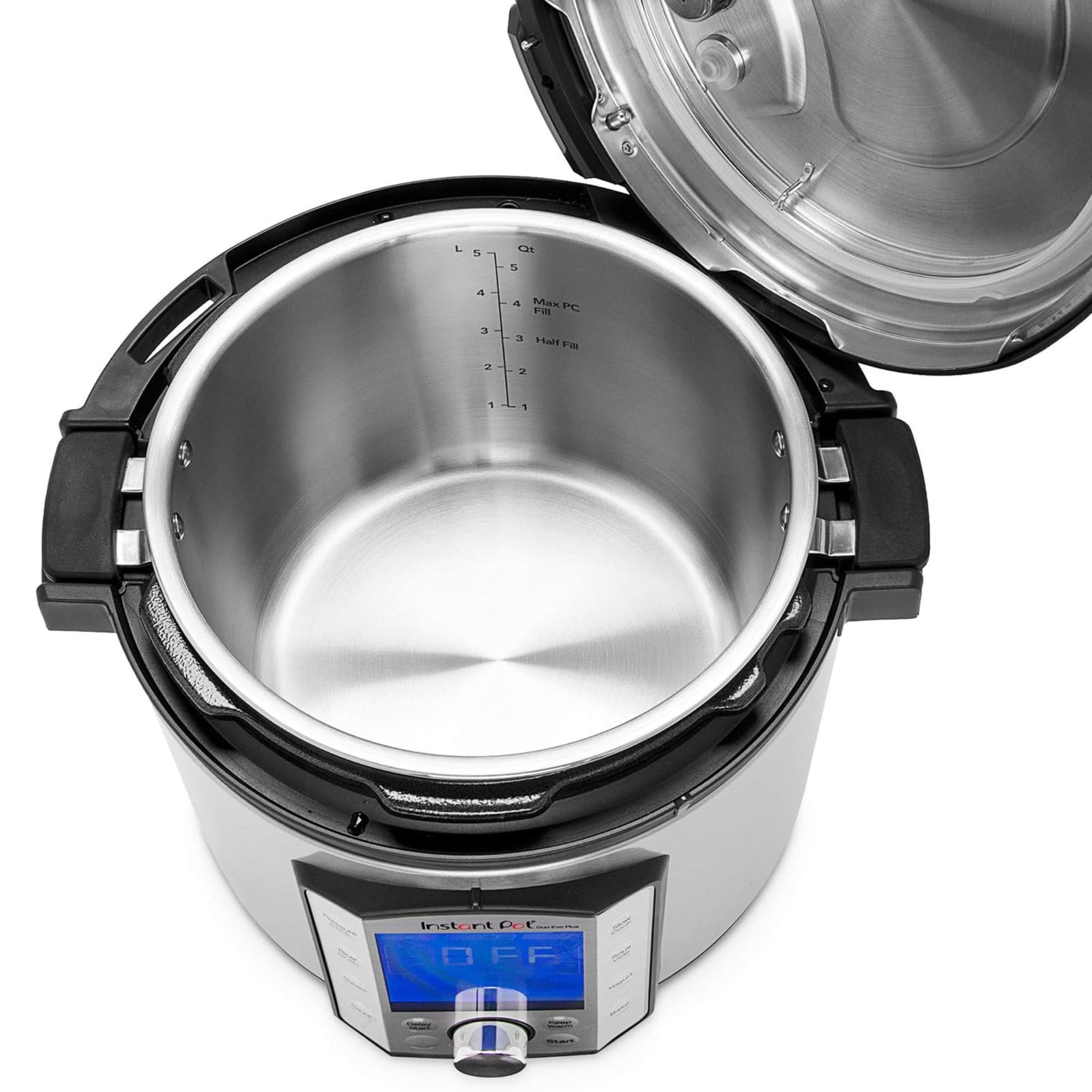 Instant Pot Uchwyty do gotowania ze stali nierdzewnej, 2,5 l Duo Evo Series Patelnia
