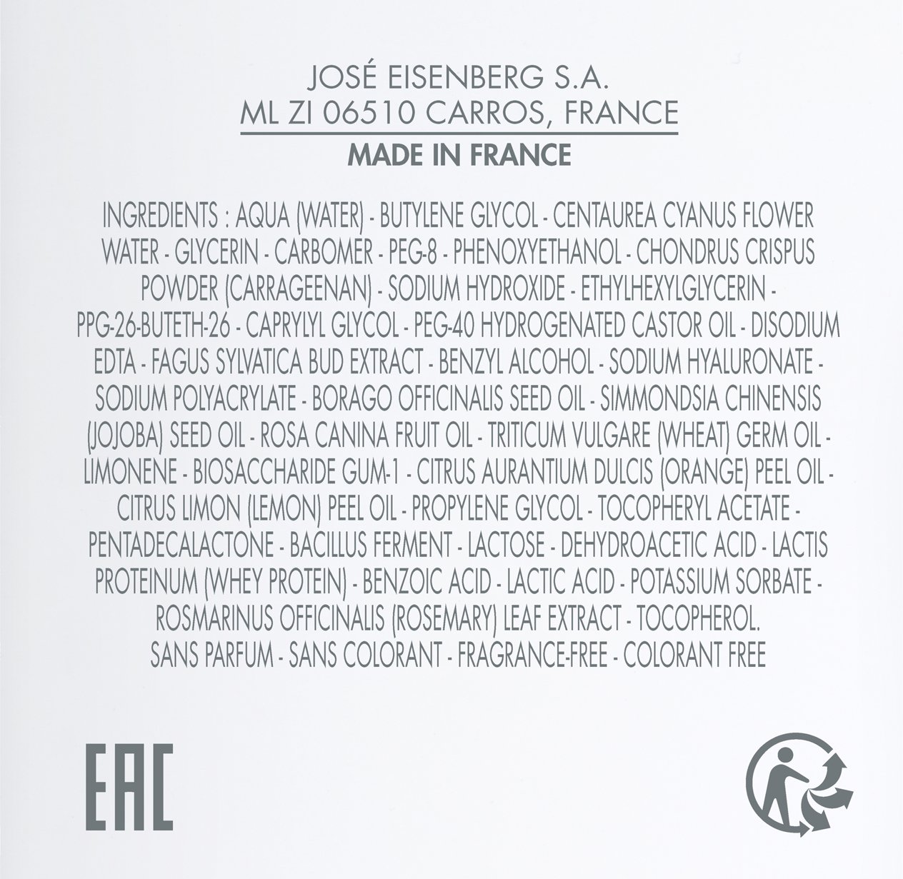 Face Care by Eisenberg gel contorno occhi 30 ml