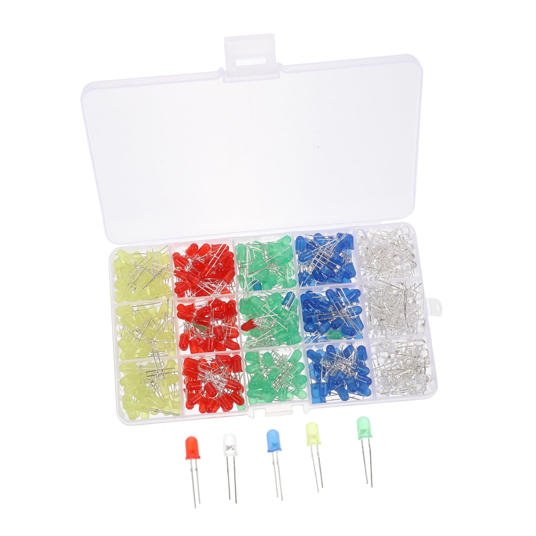 Ciieeo Exquisite Lamp Accessories 500 Pcs Led Light Emitting Diodes for DIY Projects