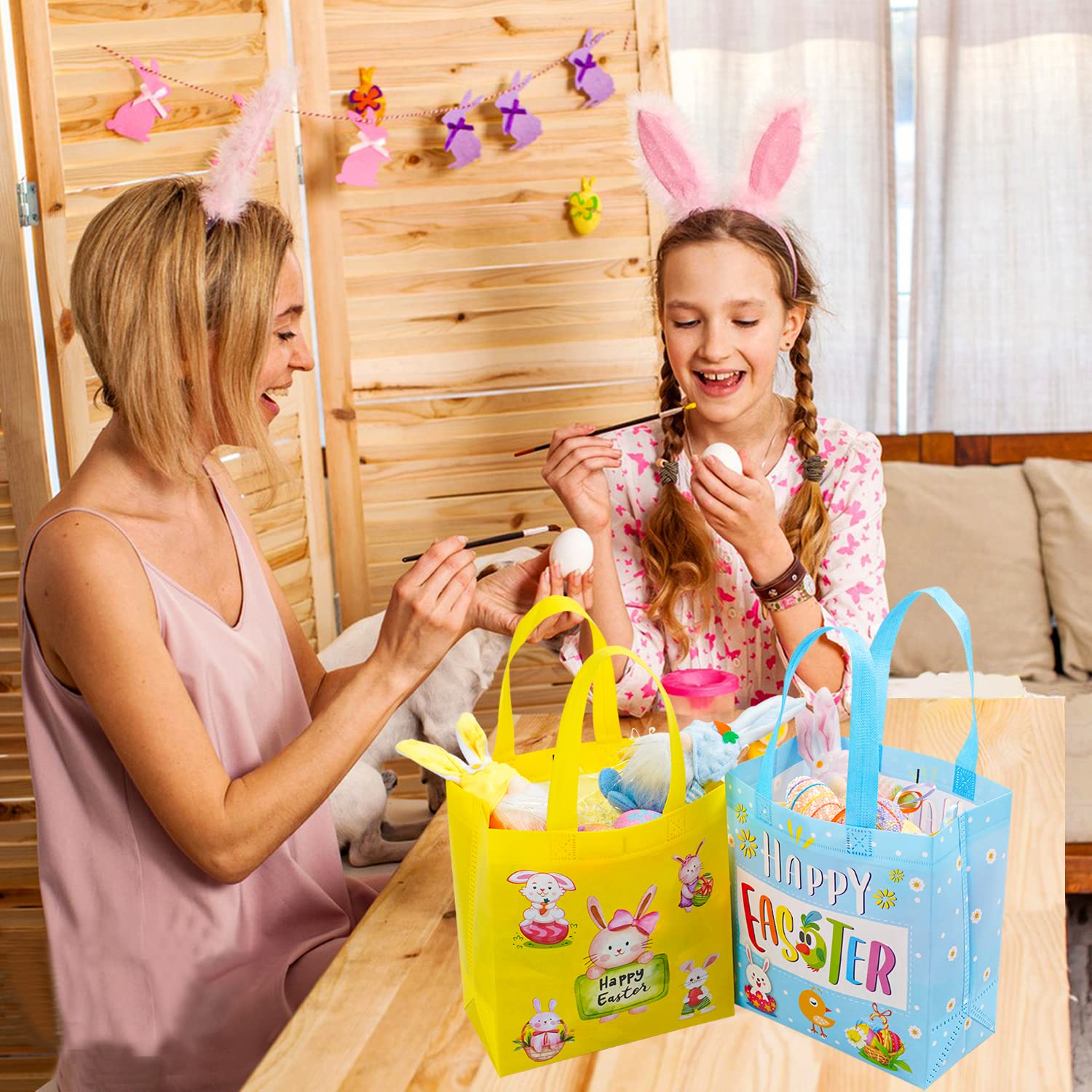 Nuevo Bolsa De Pascua Bolsas Grandes De Búsqueda De Huevos | Meses Sin