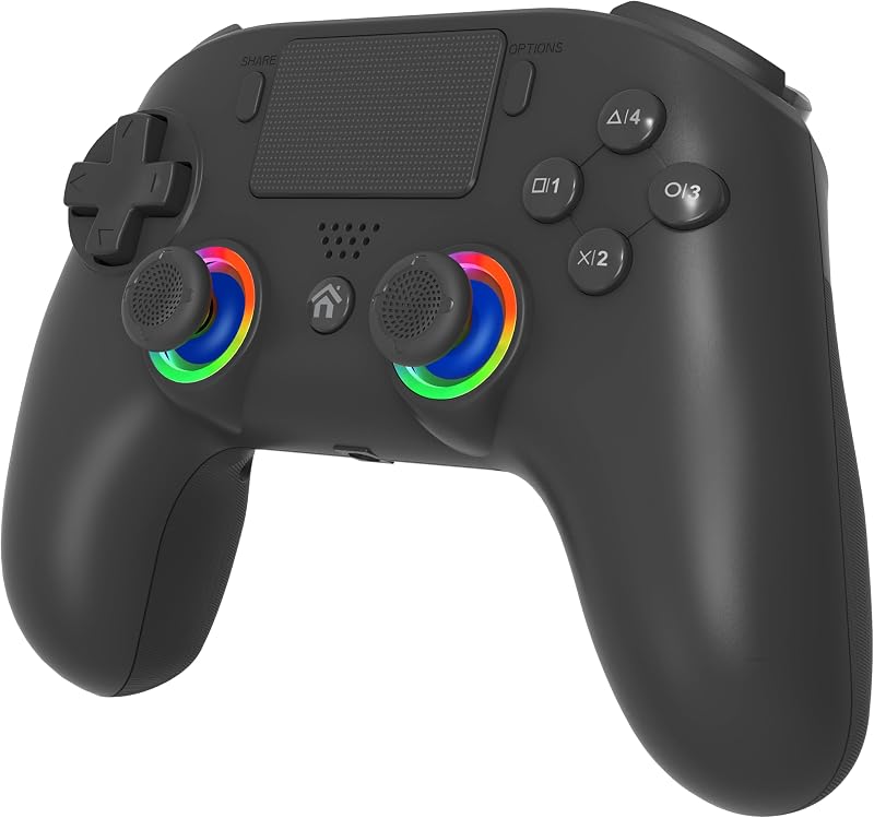 SUBSONIC Wireless PS5 Kontroller Programozható Gombokkal, Vibráció és LED Világítással - black