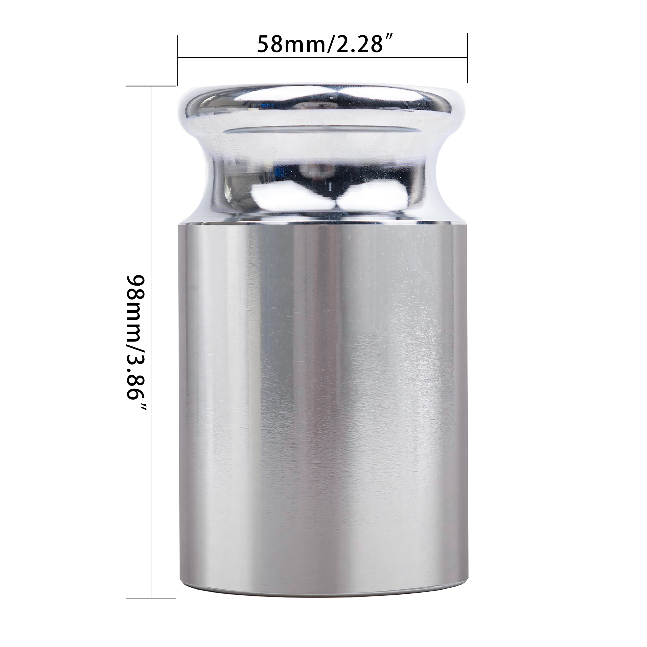 50-Gram Chrome Scale Calibration Weight For Pocket Balance Calibration Test, Balance Calibration