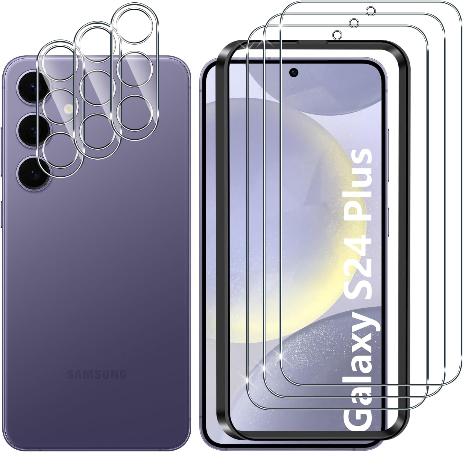 Camokia Panzerglas Für Garmin Venu 3s - 4 Stück Displayschutz 9H Härte