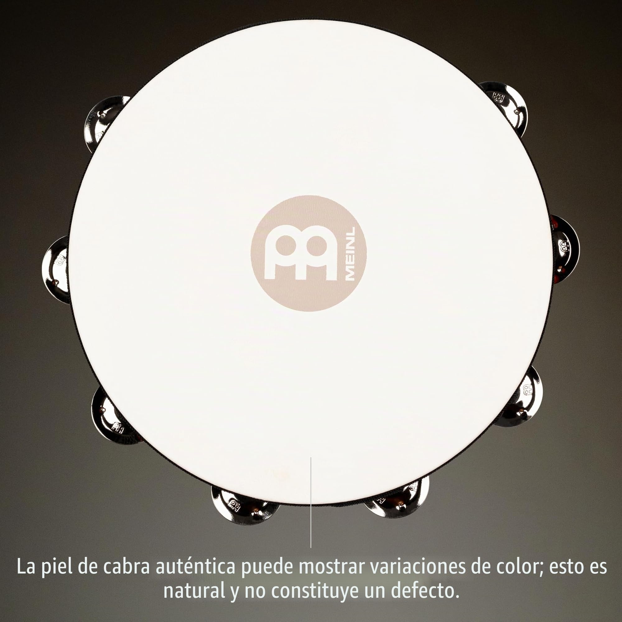 Meinl Percussion TAH2AB - Pandereta de madera, Cabeza africana