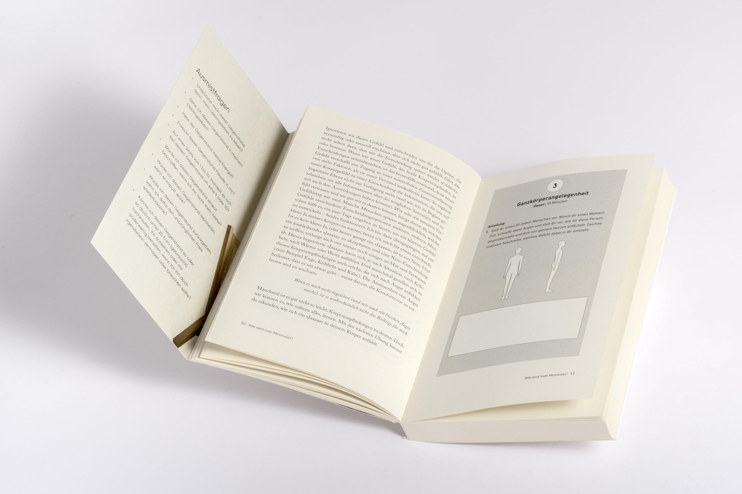 Erfüllter leben mit Minimalismus: 40 Übungen für mehr Klarheit, Zufriedenheit und Leichtigkeit - Spiegel Bestseller - Die Minimalismuse