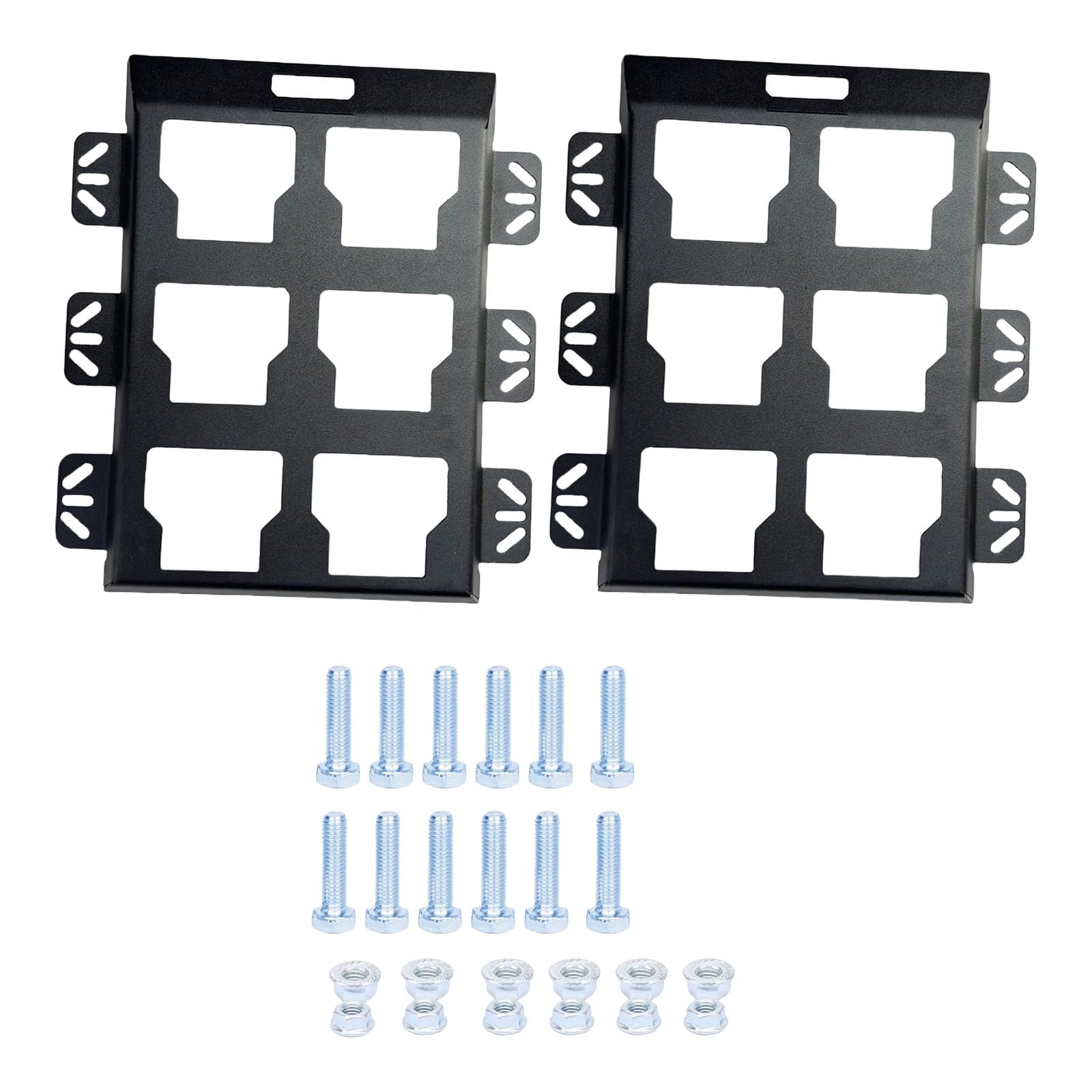 Kalttoy Black Power Tool Wall Mounting Plate Half Width For Packouts Tool Boxes Bundle Mounting Plate Wall Or Floor Mount Packouts Mount Accessories