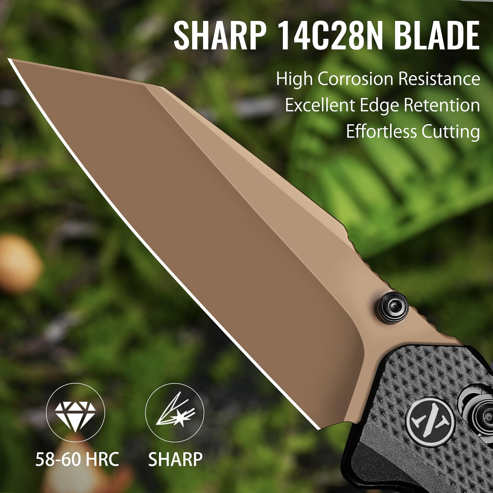 NedFoss NILE CROCODILE Pocket Knife, 2.95