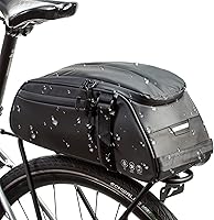 Vista 1 de ZIMFANQI Bolsa trasera para bicicleta reflectante, resistente al agua, bolsa de almacenamiento para maletero de bicicleta, bolsa de transporte