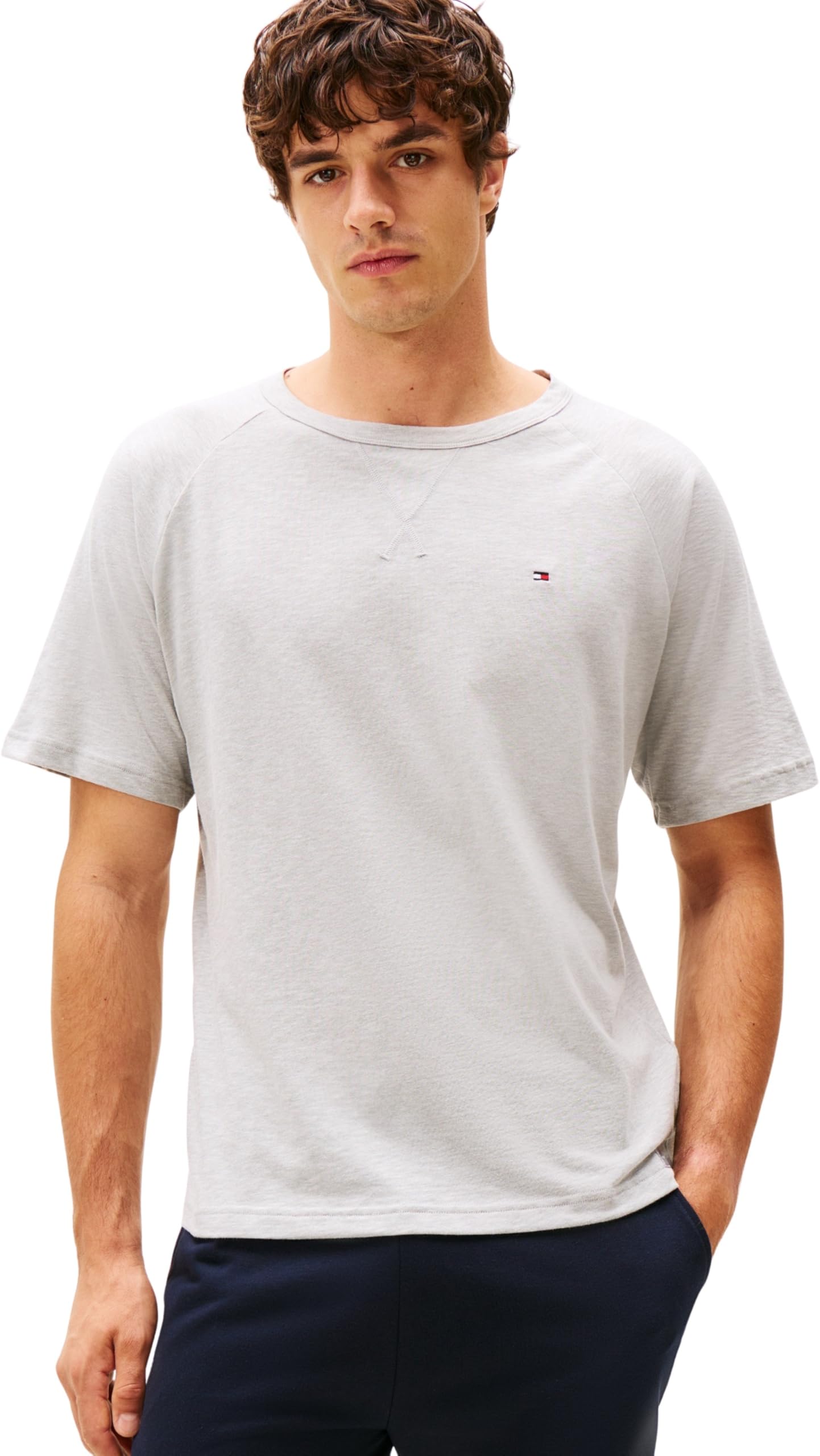 Tommy Hilfiger Herren T-Shirt Kurzarm Tee Baumwolle